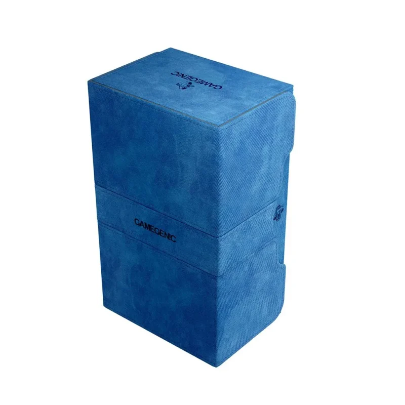 200 card storage deck box blue