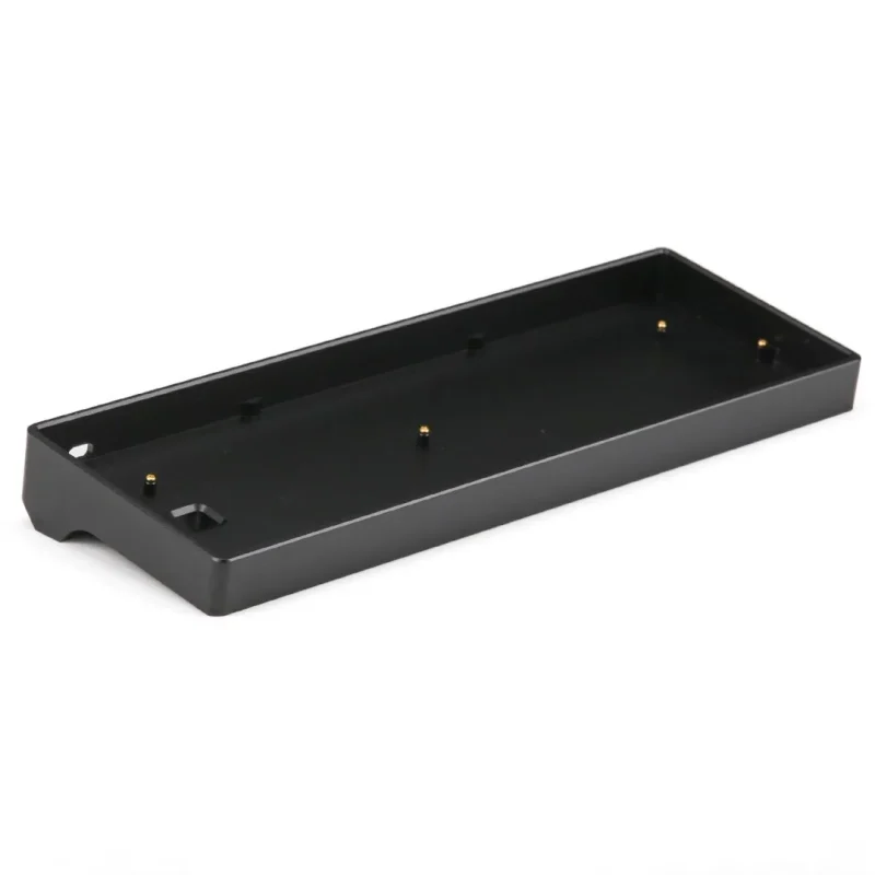 60 anodized aluminum keyboard case black