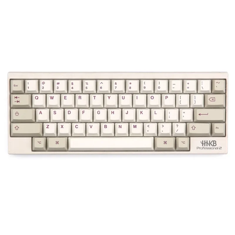 60 key hhkb pbt dye sub keycap set purple white