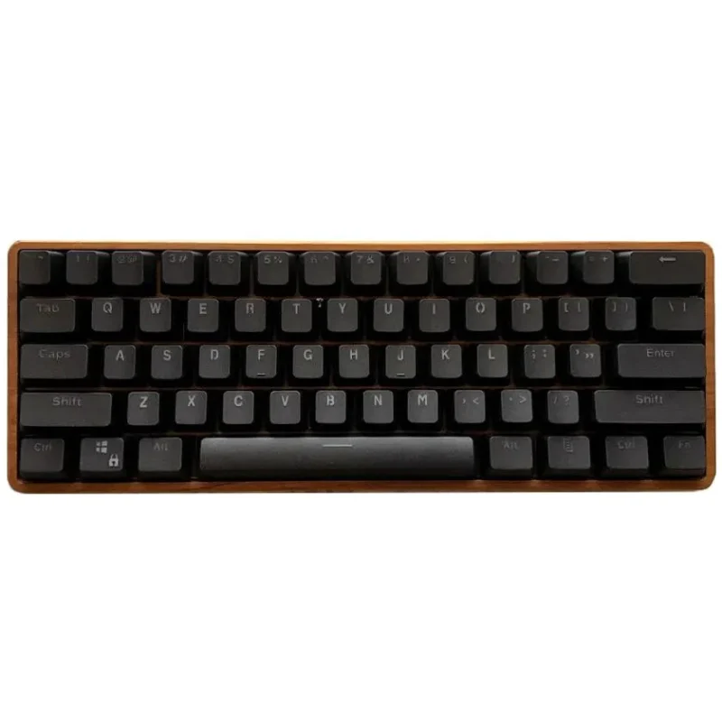 60 rgb double shot pbt mechanical keyboard with magnetic pad