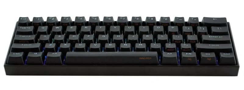 anne pro 2 black 60 rgb bluetooth mechanical keyboard