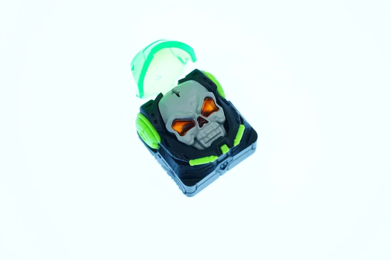 astronskull green poison artisan keycap exclusive hot keys project