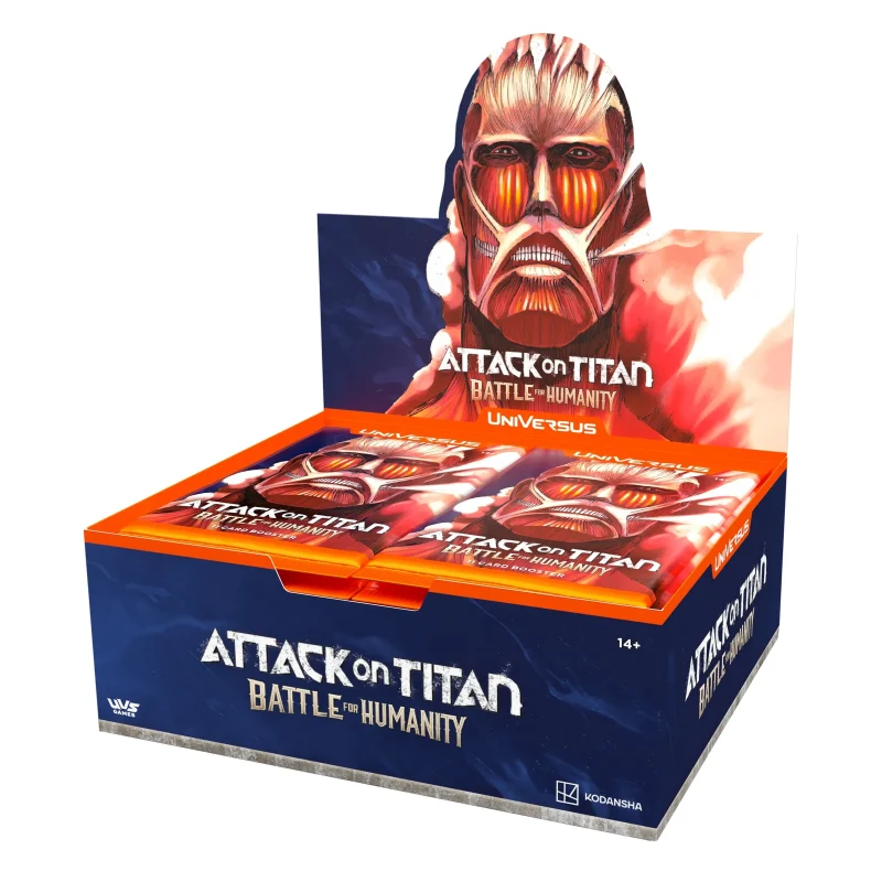 attack on titan booster box universus challenger series