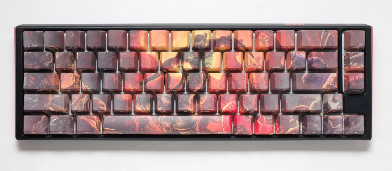 bethesda x ducky one 3 sf doom edition 65 rgb mechanical keyboard