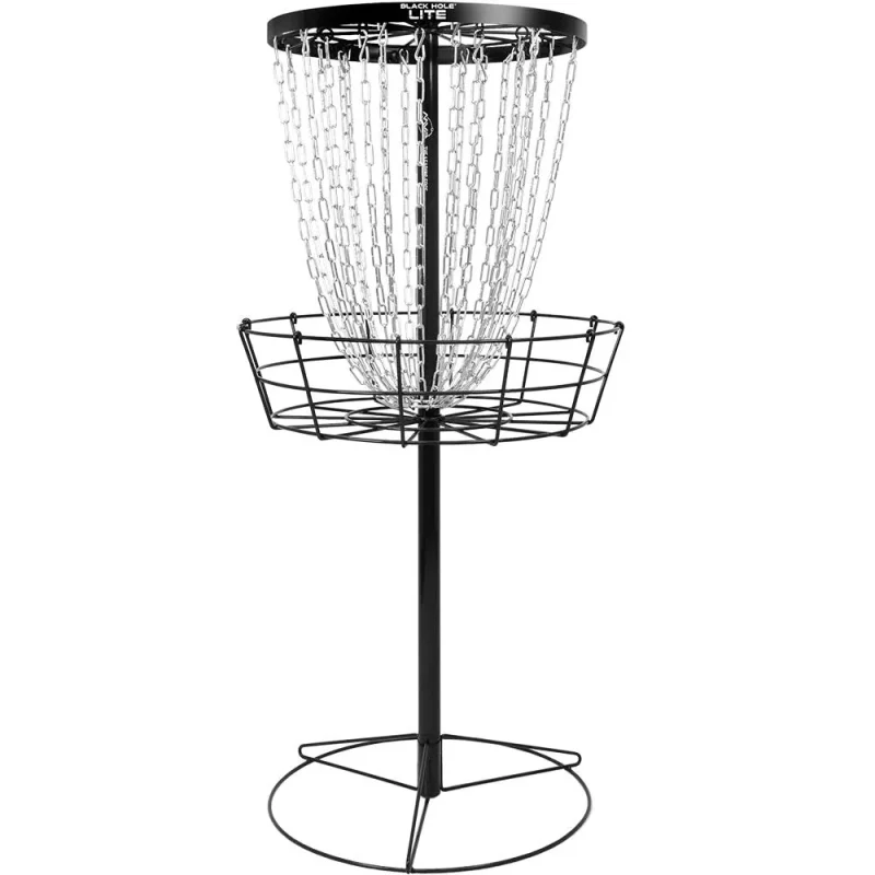 black hole lite 24 chain disc golf basket mvp disc sports