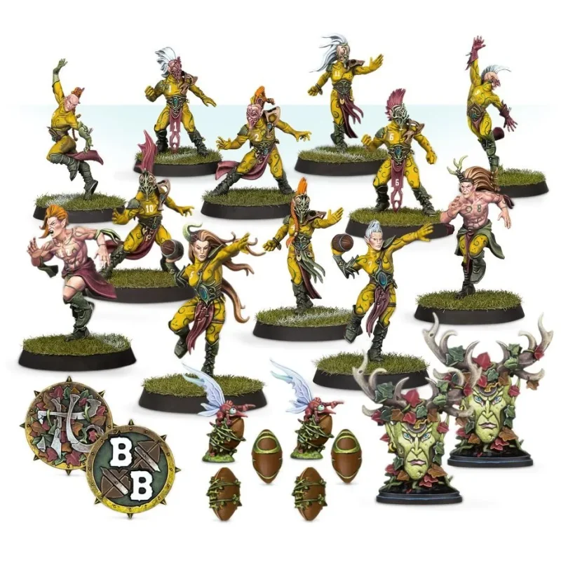 blood bowl athelorn avengers wood elf team