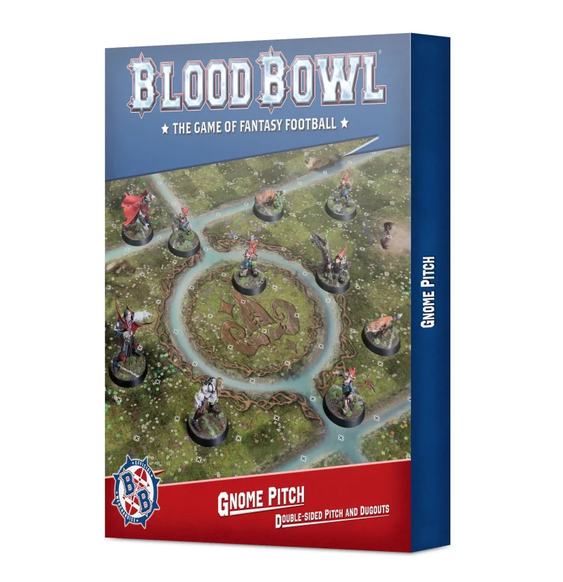 blood bowl gnome team pitch dugouts