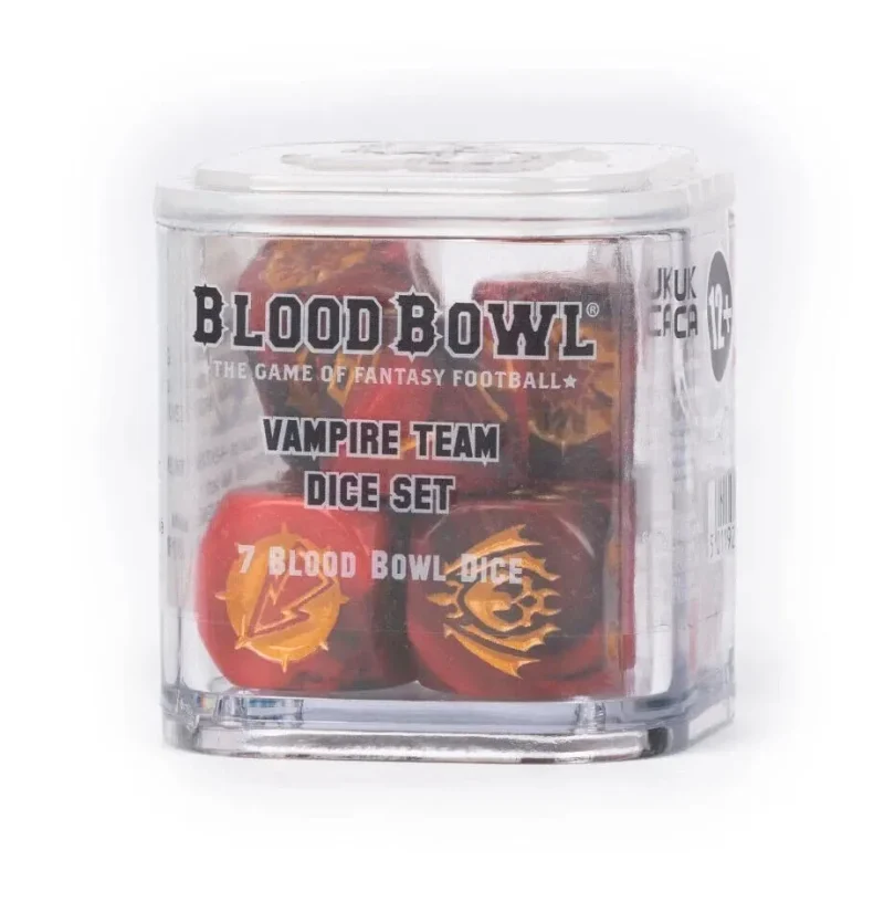 blood bowl vampire team dice set