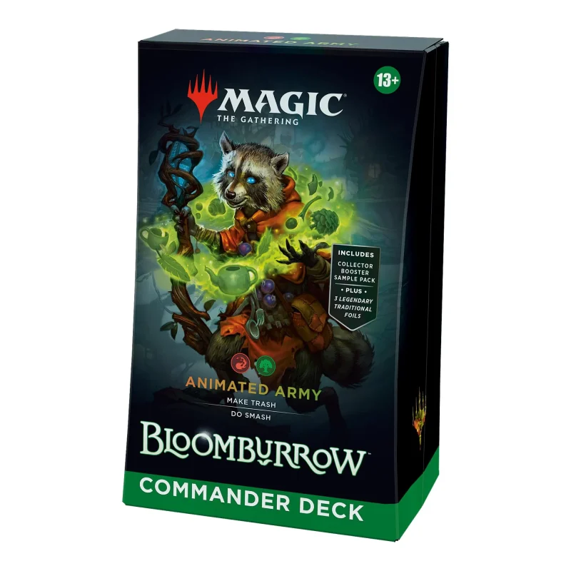 bloomburrow commander deck animated army magic the gathering