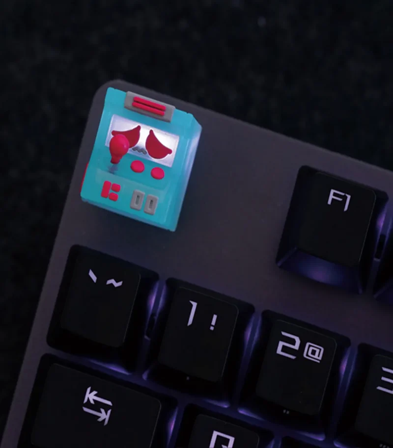 blue red artisan keycap hot keys project hkp error