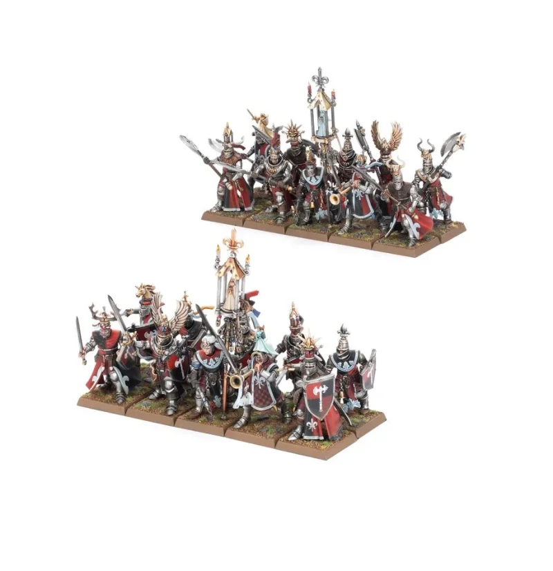 bretonnia knights of the realm on foot warhammer the old world