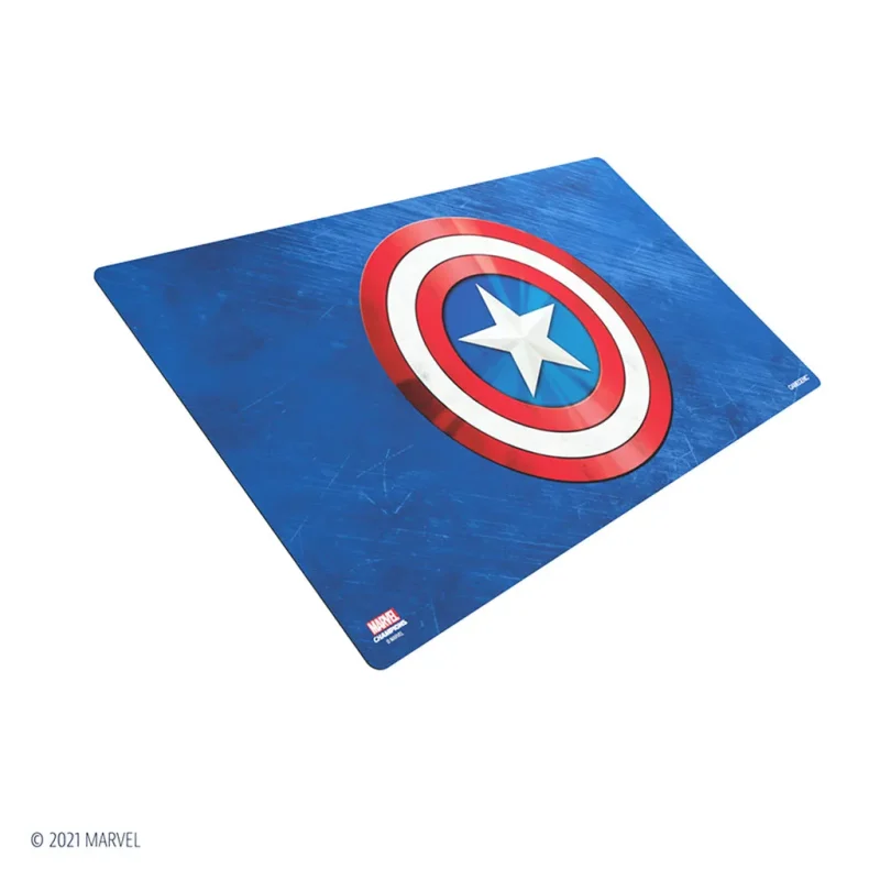 captain america marvel champions game mat ultimate battle surface