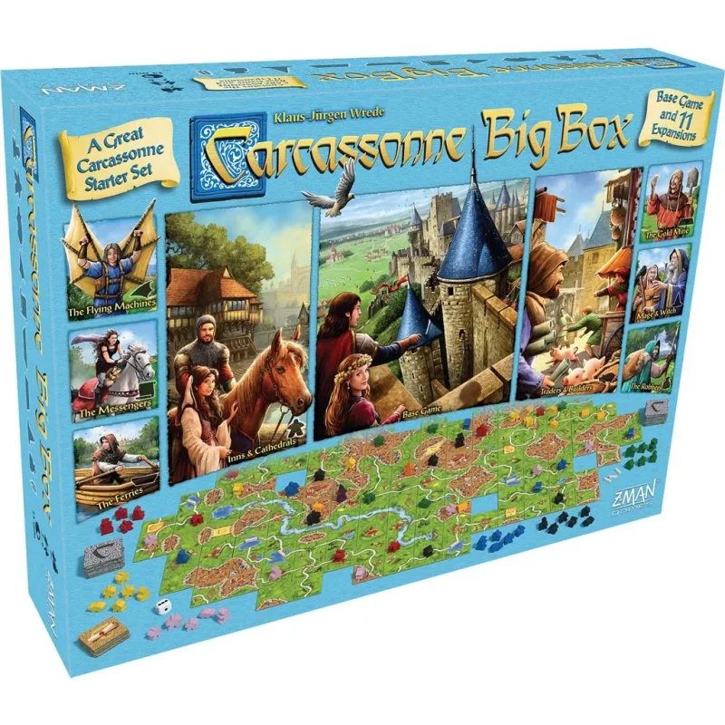 carcassonne big box 2017 ultimate board game set