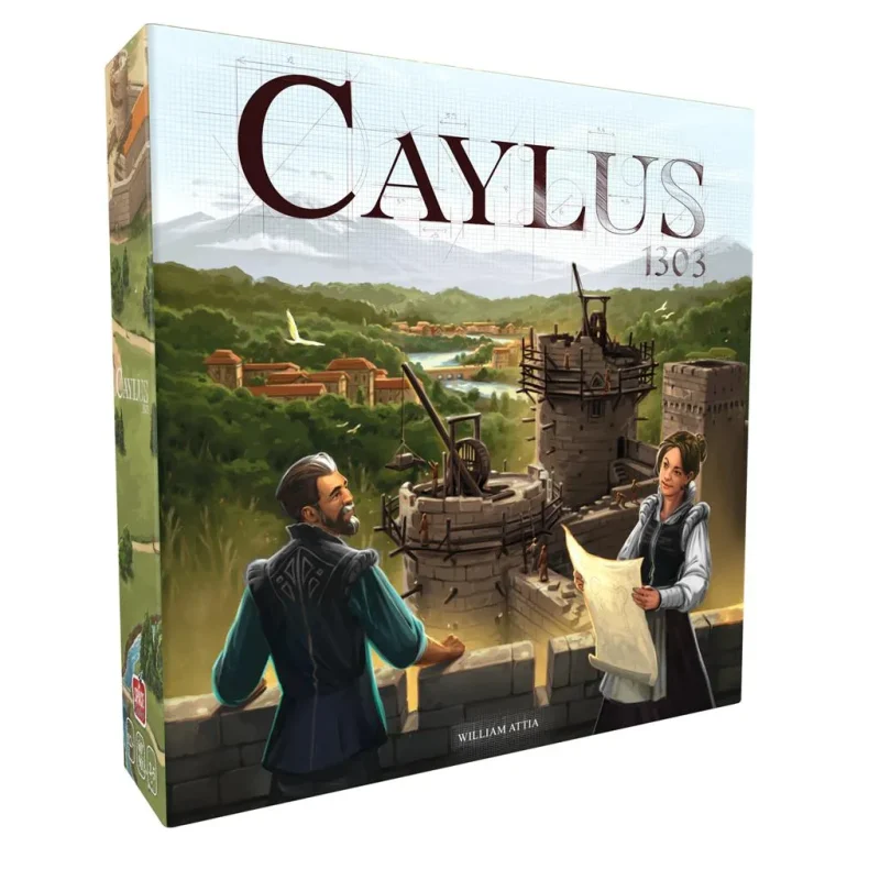 caylus 1303 medieval strategy board game