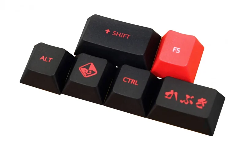 cherry profile pbt kabuki 6 key add on keycap set