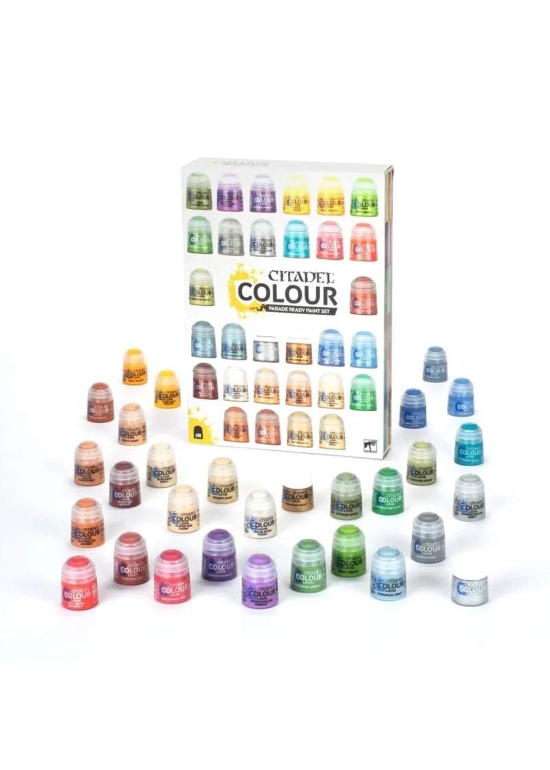 citadel colour parade ready paint set perfect for warhammer miniatures