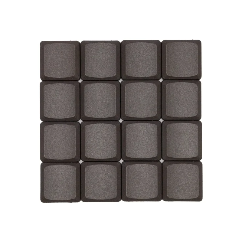 deep mocha tht blank 18 key pbt low profile keycap set