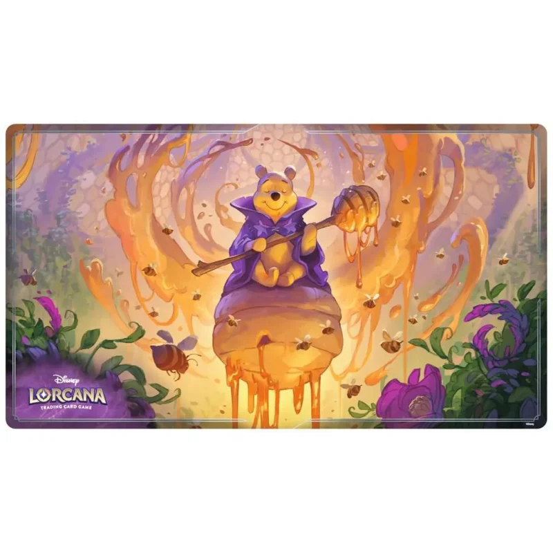 disney lorcana playmat rise of the floodborn winnie the pooh edition