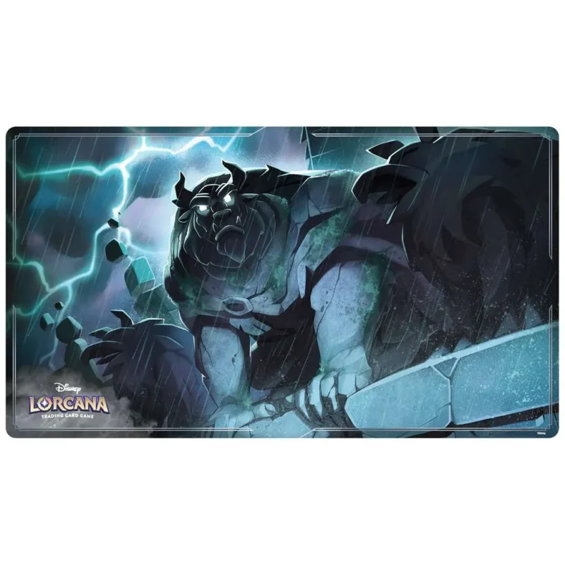 disney lorcana rise of the floodborn beast playmat