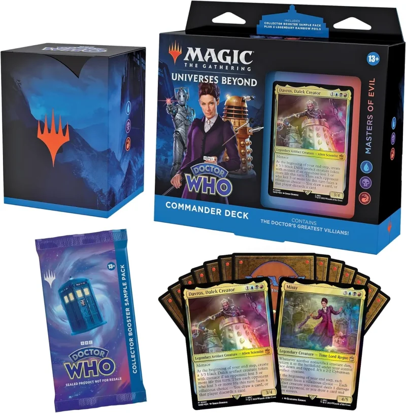 doctor who masters of evil commander deck magic the gathering universes beyond