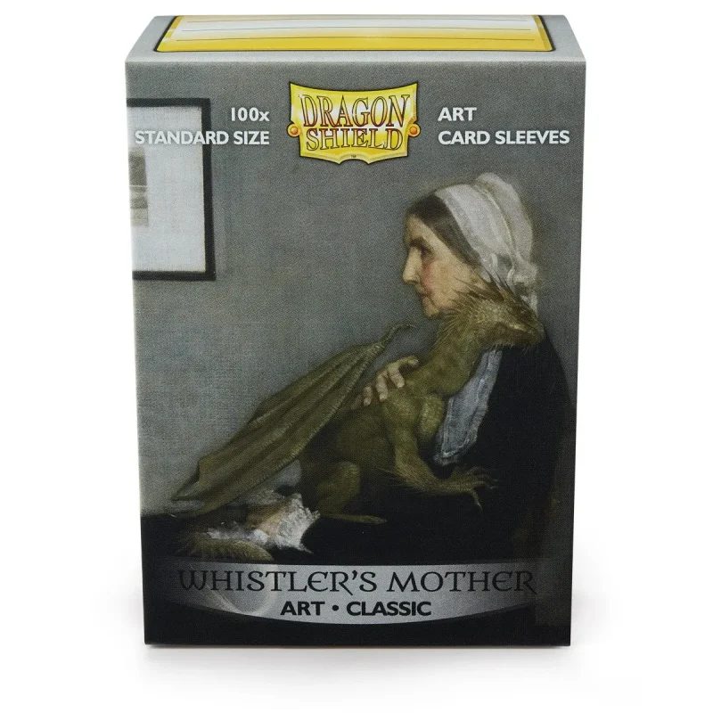 dragon shield classic art card sleeves dragons in art whistlers mother 100ct