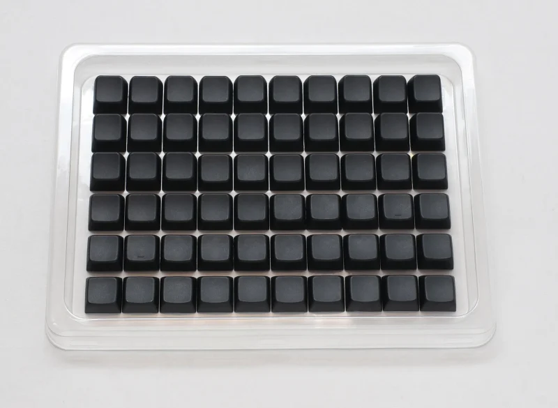 ducky black mda 132 key pbt keycap set