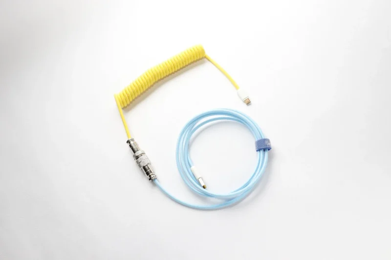 ducky cotton candy coiled usb cable premium custom usb cord