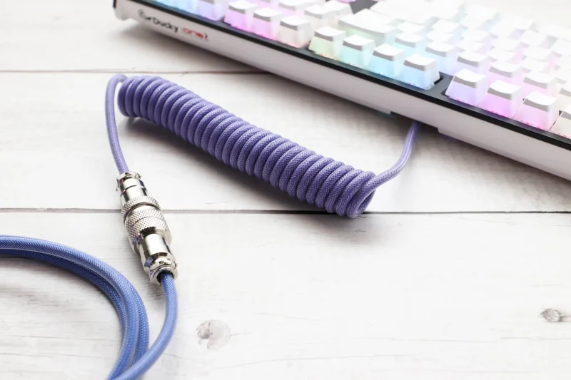 ducky horizon coiled usb cable premium custom cord