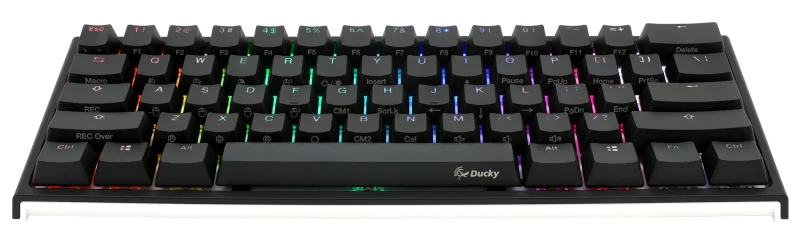 ducky one 2 mini v2 rgb 60 pbt mechanical keyboard