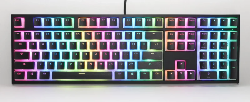 ducky one 2 pro pudding rgb pbt mechanical keyboard