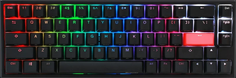 ducky one 2 sf 65 pbt mechanical keyboard w rgb led