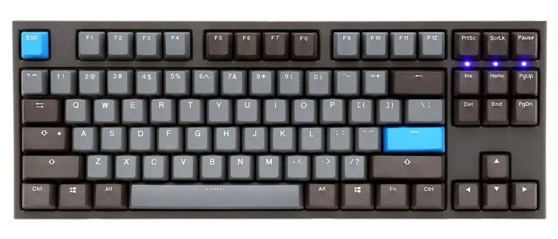 ducky one 2 skyline tkl pbt mechanical keyboard