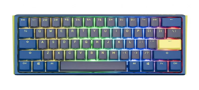 ducky one 3 mini 60 rgb hotswap pbt mechanical keyboard