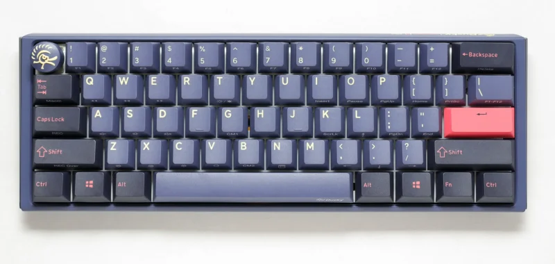 ducky one 3 mini cosmic blue 60 rgb mechanical keyboard hotswap pbt double shot