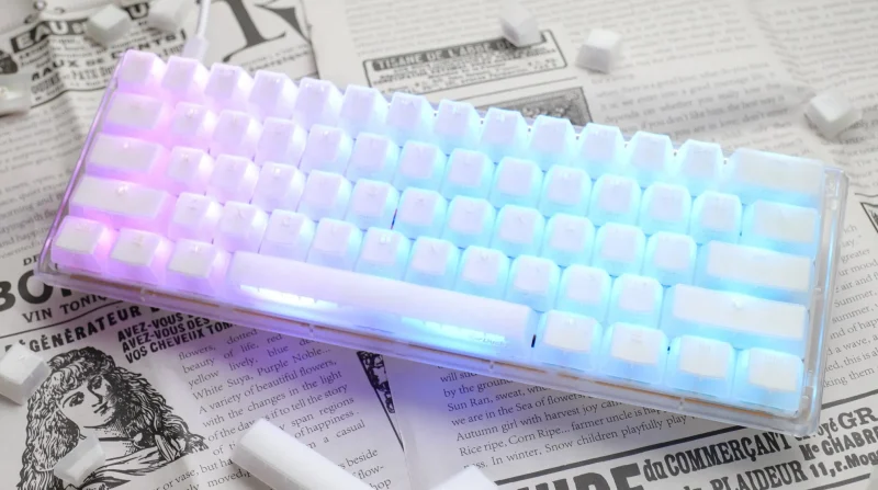 ducky one 3 mini white rgb 60 hotswap mechanical keyboard