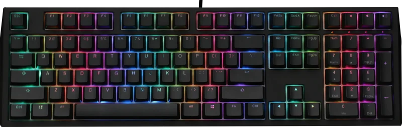 ducky shine 7 blackout mk exclusive rgb pbt keyboard