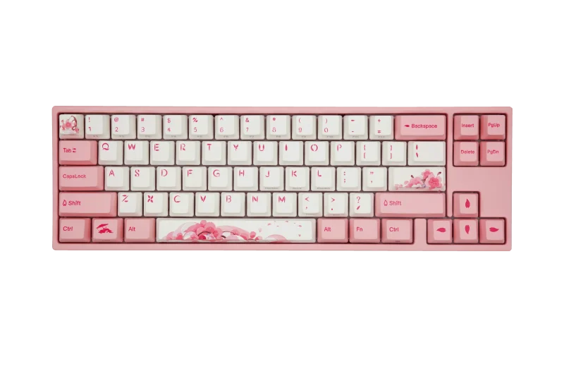 ducky varmilo miya pro sakura r2 65 mechanical keyboard bluetooth dye sub pbt