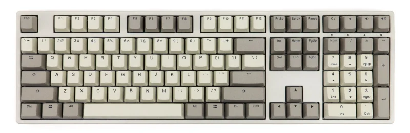 ducky vintage double shot pbt mechanical keyboard