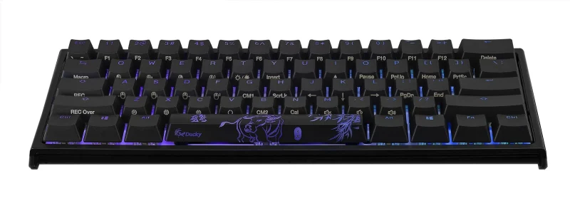 ducky x mk blackout one 2 mini rgb 60 pbt mechanical keyboard limited edition