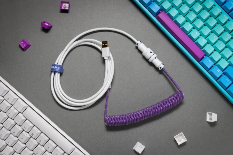 ducky x mk creator coiled usb cable premium custom cable