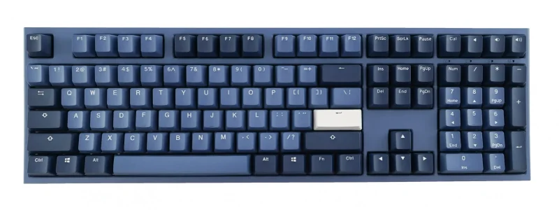 ducky x mk one 2 blue double shot pbt mechanical keyboard