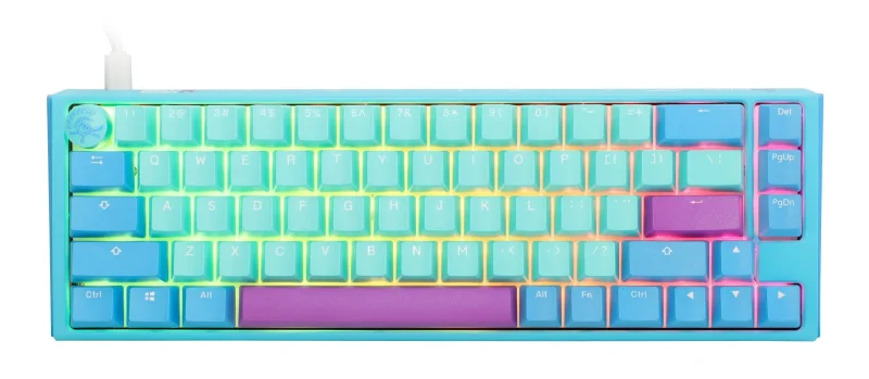 ducky x mk one 3 sf limited edition 65 rgb mechanical keyboard frozen llama