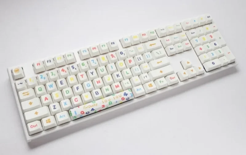 ducky x sou sou limited edition pbt mechanical keyboard