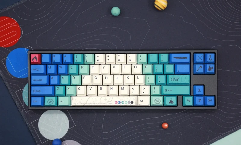 ducky x varmilo miya r2 65 bluetooth mechanical keyboard dye sub pbt