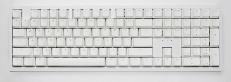 ducky zero 6108 white wireless rgb mechanical keyboard scaled