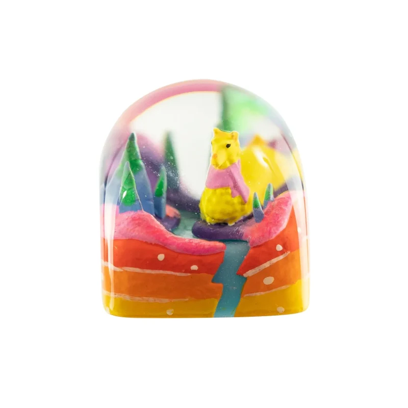 dwarf factory mk rainbow llama dom profile artisan keycap