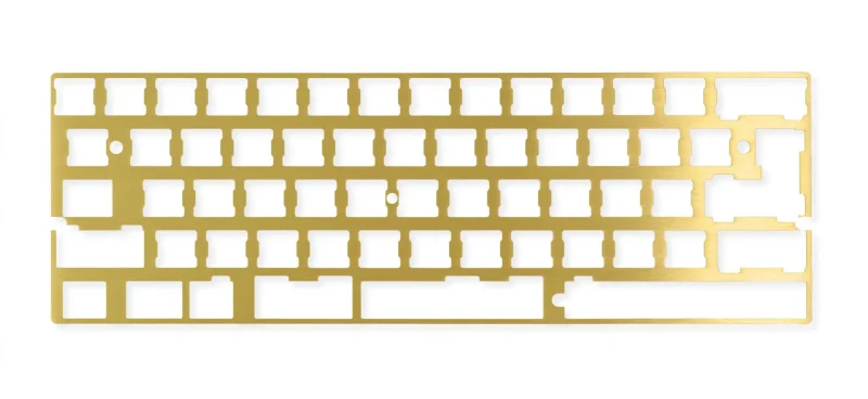 dz60 cnc brass plate 2u left shift keycap kbdfans