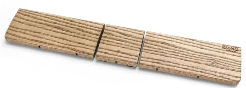 filco ergo wood palm rest l 3 piece