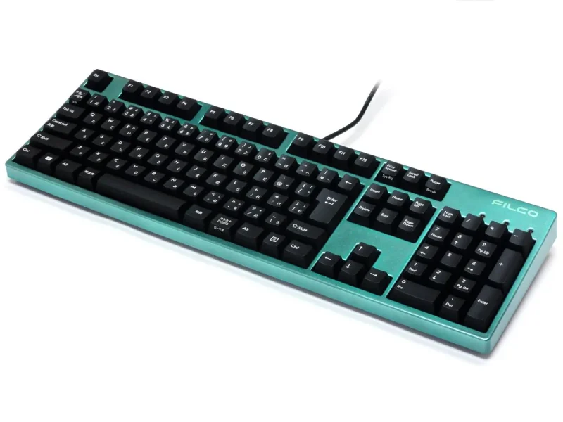 filco teal lacquer full size keyboard frame limited return offer