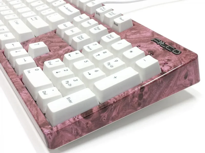 filco wood pink kobo keyboard frame full size premium design